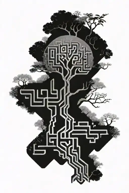 Tree Maze Geometric