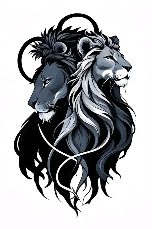 Leo And Aquarius In An Infinity