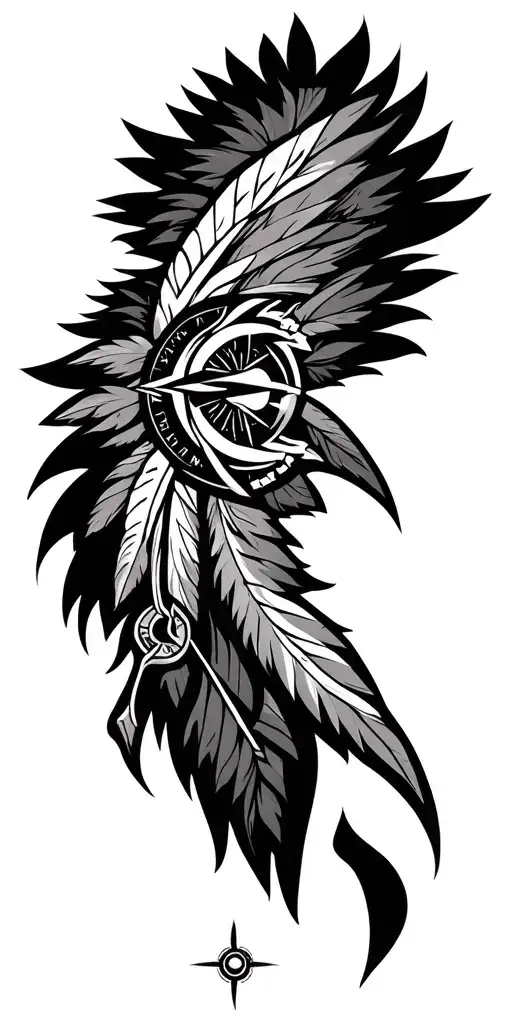 Alaska Native Art Inspired Compass