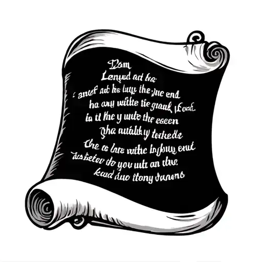 Old Scroll With Bible Verses