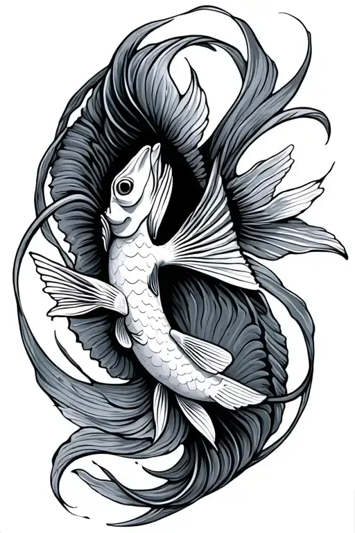 Pisces Fish Swimming