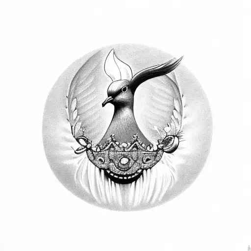 Crown With Dove