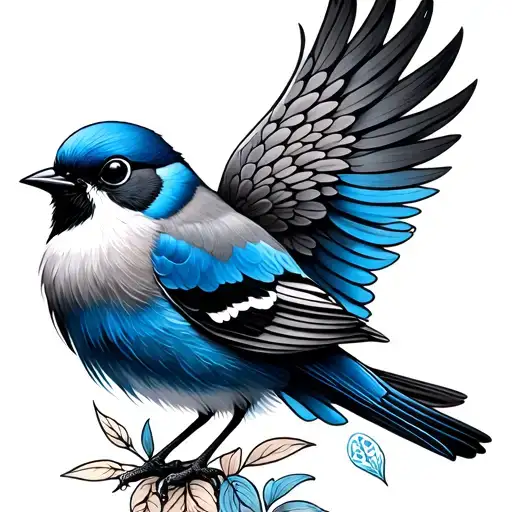 Traditional Style 3403 And Little Blue Bird