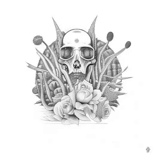 Silueta Cuerpo De Mujer Cactus