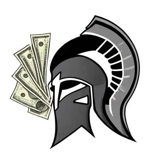 Spartan Face And Money