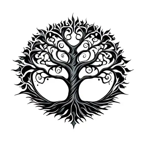 Maori Design Tree Of Life