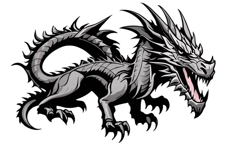 Dragon And Vikings Symbols