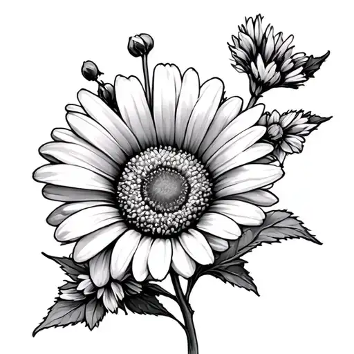 Sweetpea Violet Daisy Hawthorn