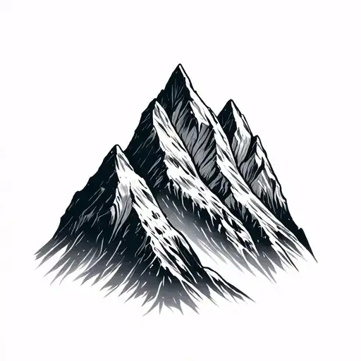 3 Mountain Peaks With The Height Next To Each Other