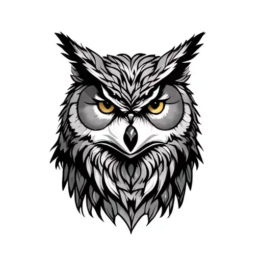 Owl And Wolf