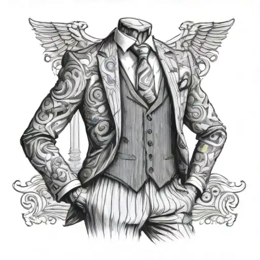 Mannekin Wearing An Italian Suit And Italian Suit Pants