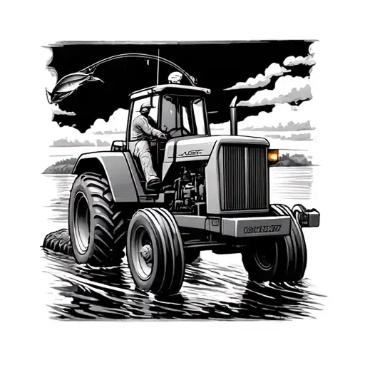 Fishing Cards Tractor