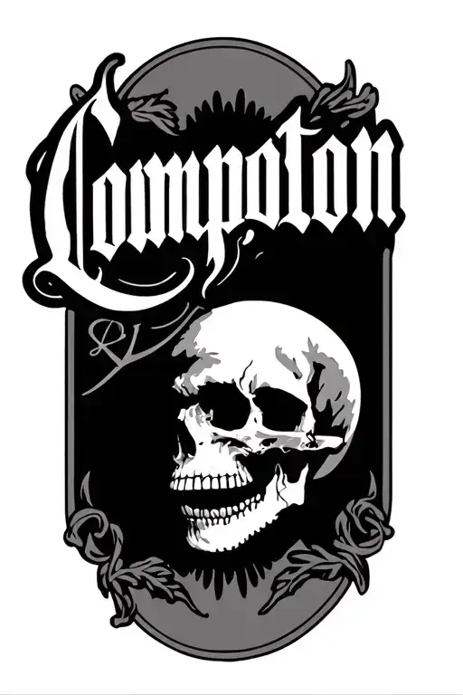 Compton Old English Lettering