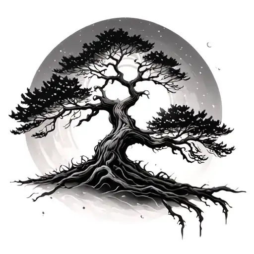 Tree And Time Passing