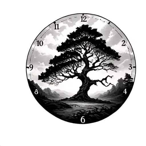 Tree And Time Passing