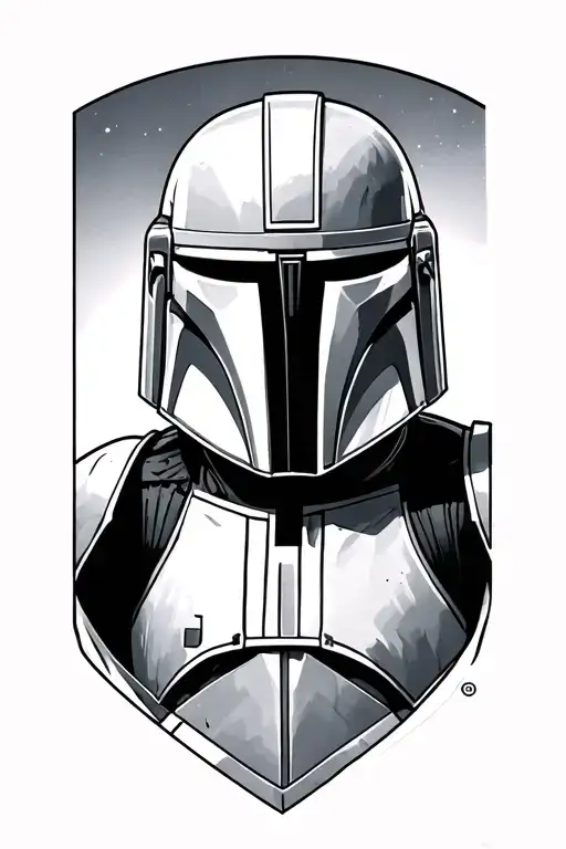 Starwars Mandalorian Tatoo Idea
