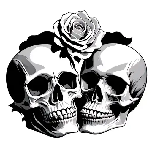 Skulls Kissing Realism