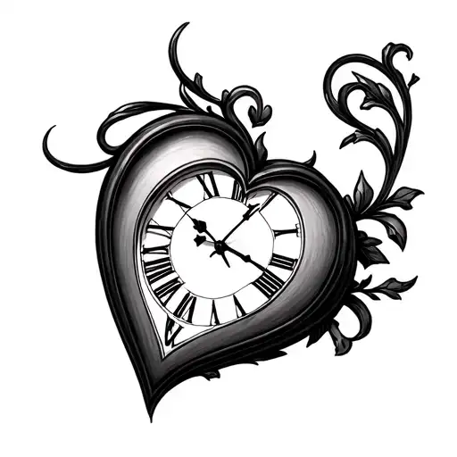 Heart Shaped Clock