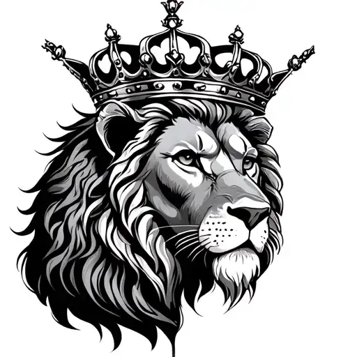 Lion With Crown