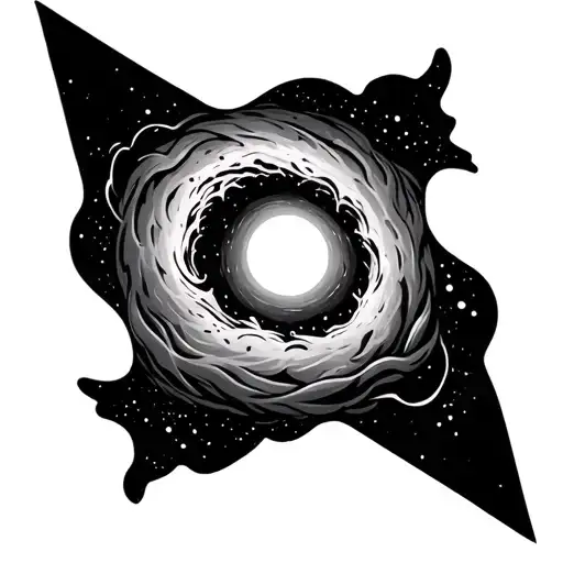 Black Hole Eating Star