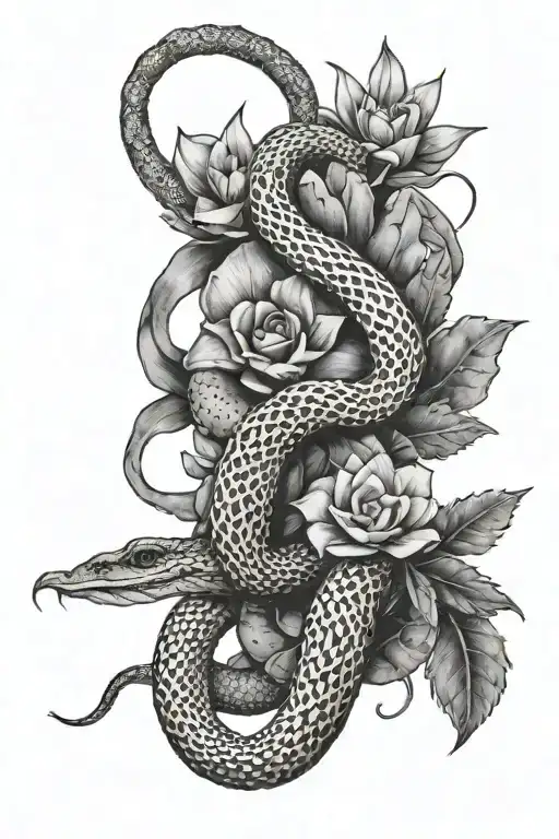 Celestial Snake And Cactus