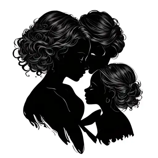 Mother Son And Daughter