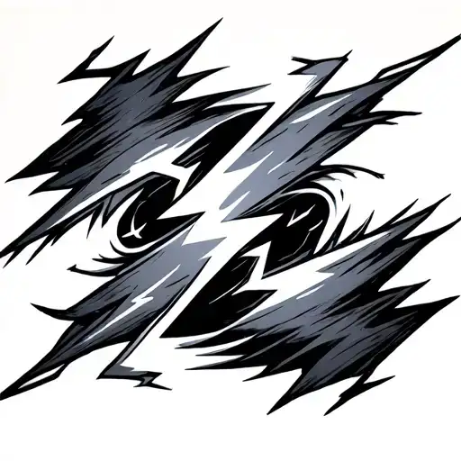 Lightning Arrow Long Streaks Of Lightning