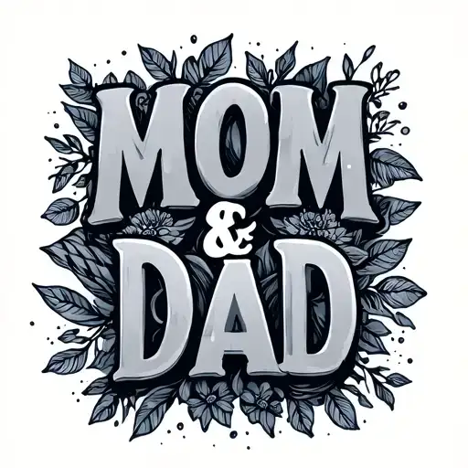 Mom And Dad Text