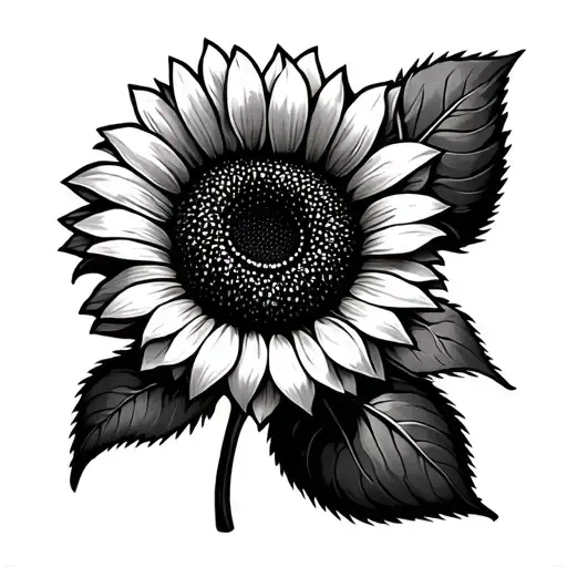 Sunflower Around Ear