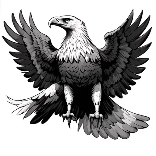 Just Eagle Wings Spread