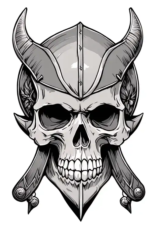 Skull And Vikings