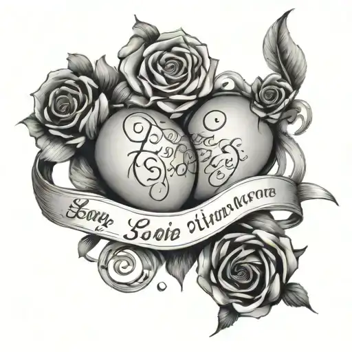 A Poetic Quote About Love And Emptiness Written In Elegant Script With Subtle Musical Symbols