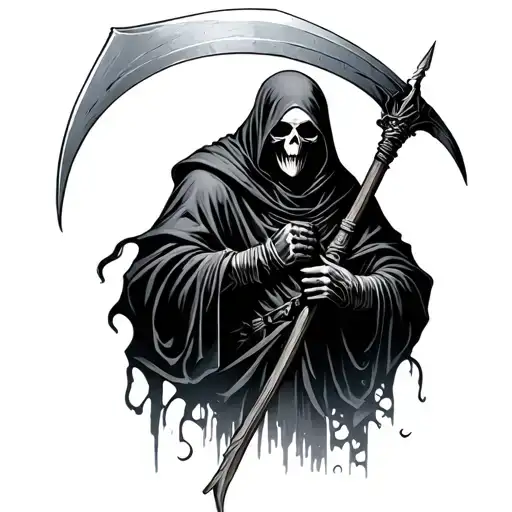 Grim Reaper With Scythe