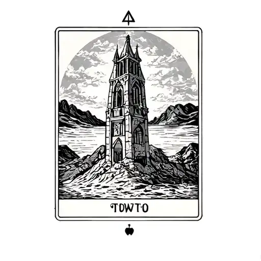The Tower Tarot Card