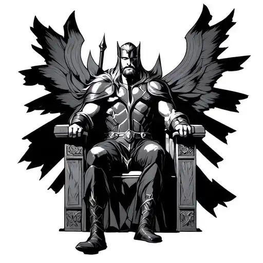 Marvel Rivals Thor Sitting On A Throne