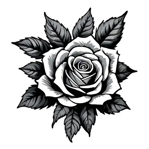 Nautical Theme And Roses Intertwined