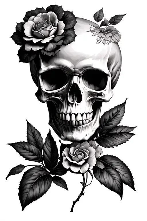 Skull Floral