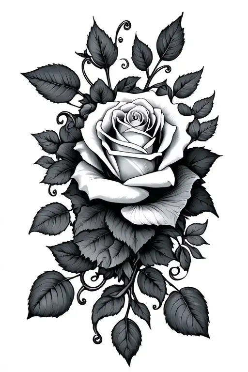 Rose And Vines Wrapping