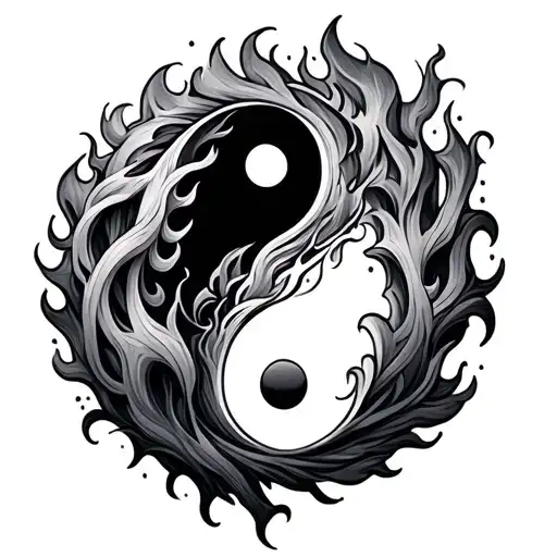 Fire And Ice Yin Yang
