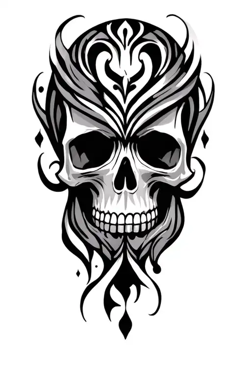 Tribal And Skull