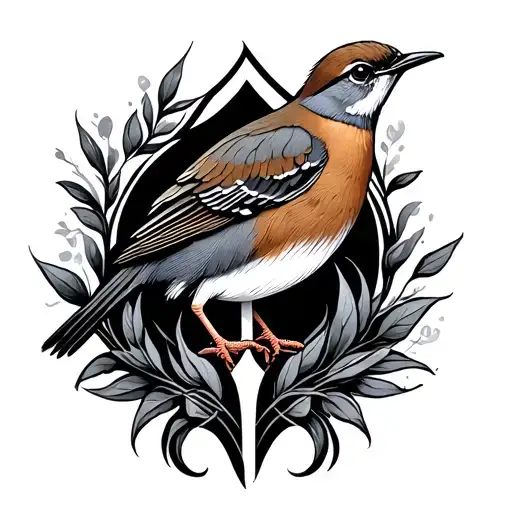Unalome Symbol With Wren