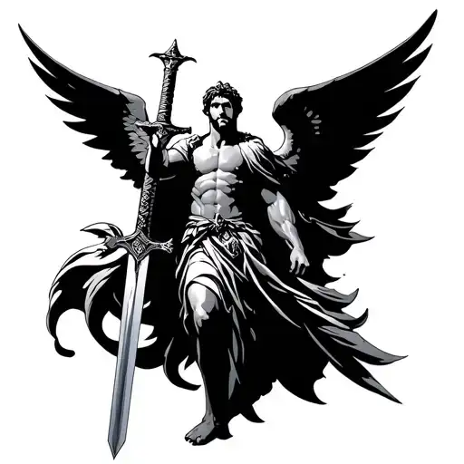 Archangel Michael With A Sword