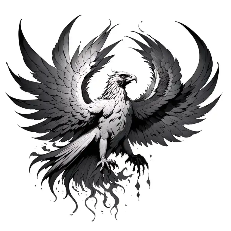 Phoenix Rising From The Ashes