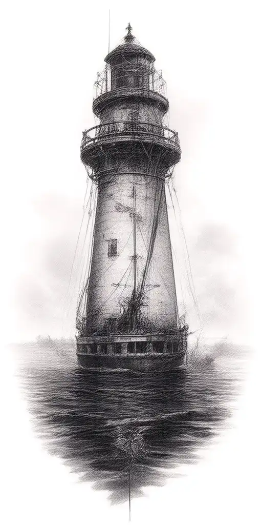 Boat Light House Compass