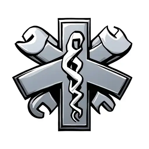 Star Of Life With Wrenches