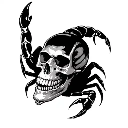 Skull And Scorpion
