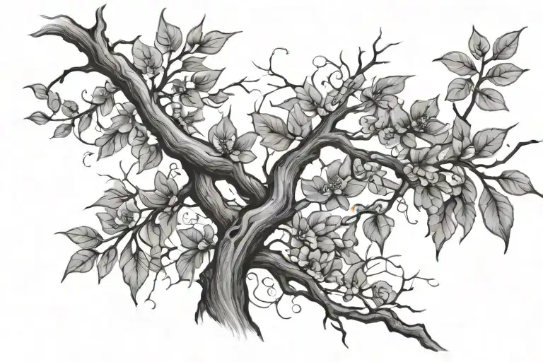 A Tree Branch Tattoo On Your Breast