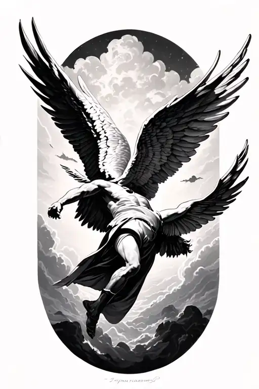 Icarus Flying Towards