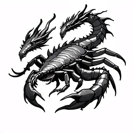 Scorpion Dragon Wrapped