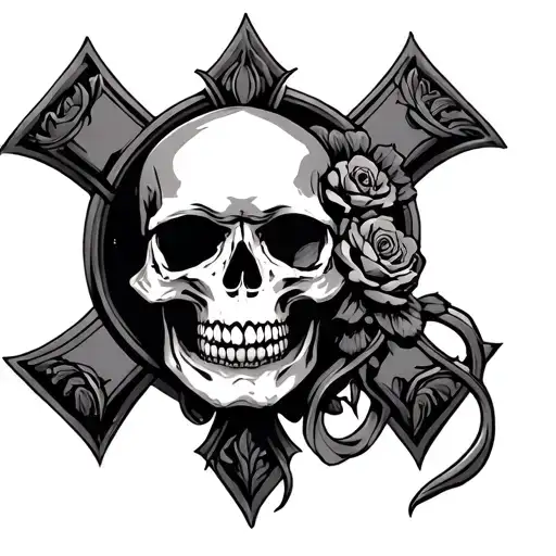 Cross And Skull